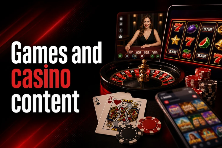 Games and casino content